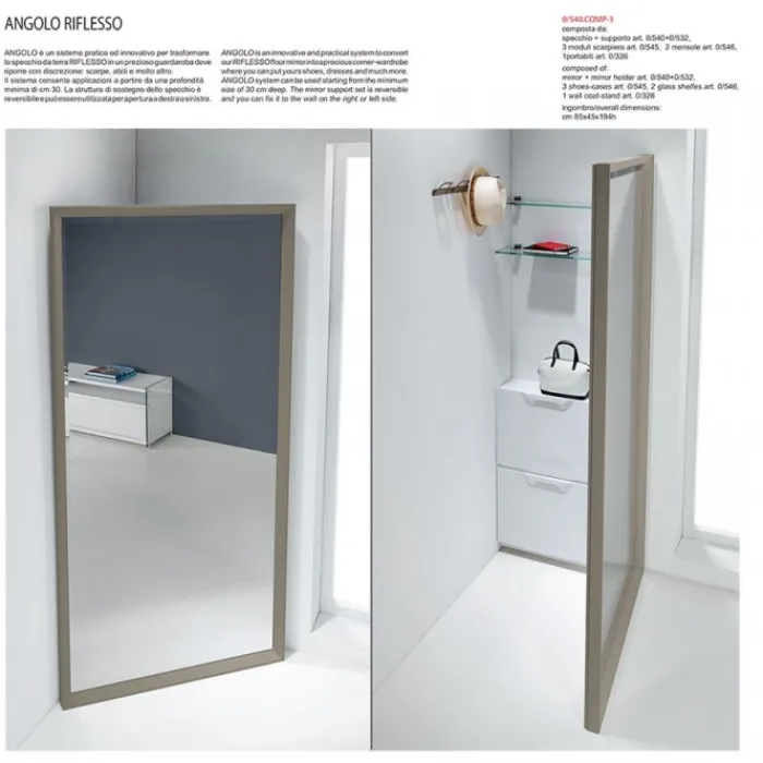 Hot PEZZANI ANGOLO RIFLESSO COMPOSIZIONE 3 |