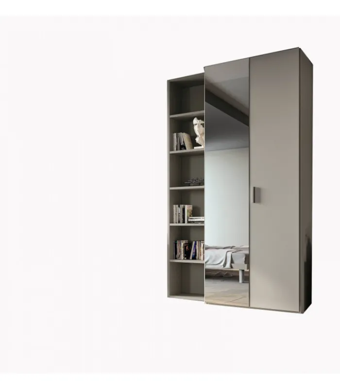 Hot SANTA LUCIA ARMADIO CAPOTTIERA DA INGRESSO, CON SPECCHIO E LIBRERIA |