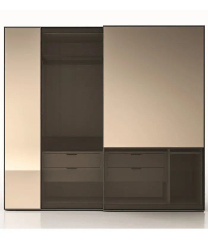 New SANTA LUCIA ARMADIO MODELLO NUIT CON 2 ANTE SCORREVOLI ANCHE IN VETRO_VERSIONE 1 |