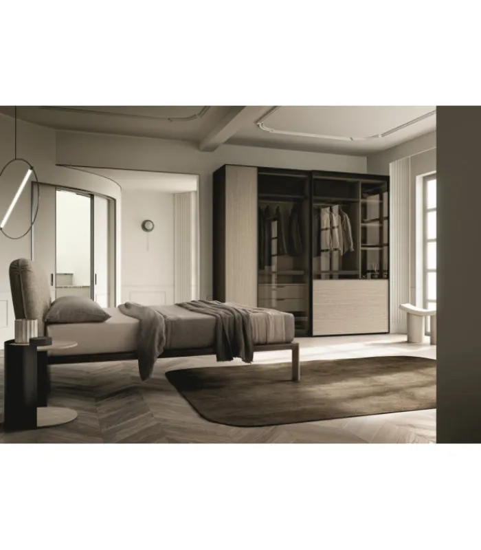 New SANTA LUCIA ARMADIO MODELLO NUIT CON 2 ANTE SCORREVOLI ANCHE IN VETRO_VERSIONE 1 |