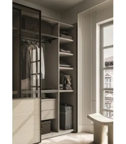 New SANTA LUCIA ARMADIO MODELLO NUIT CON 2 ANTE SCORREVOLI ANCHE IN VETRO_VERSIONE 1 |