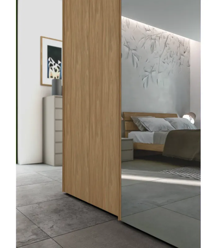 Fashion SANTA LUCIA ARMADIO SCORREVOLE 2 - 3 - 4 ANTE SNOW SPECCHIO |