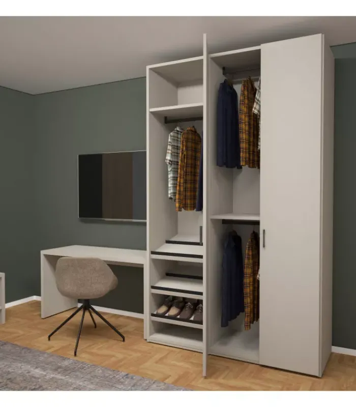 New SANTA LUCIA ARMADIO, SCRIVANIA E PORTA VALIGIE_SET HOTELLO ONE |