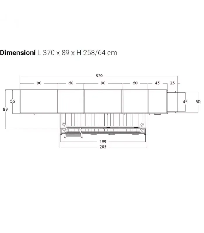 Sale S. MARTINO MOBILI Cameretta con Ponte 21N |