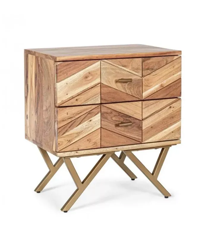 New CONTEMPORARY STYLE COMODINO 2C RAIDA