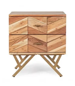 New CONTEMPORARY STYLE COMODINO 2C RAIDA