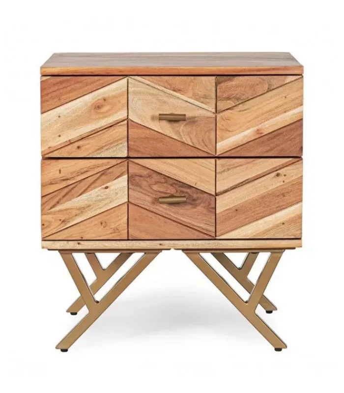 New CONTEMPORARY STYLE COMODINO 2C RAIDA