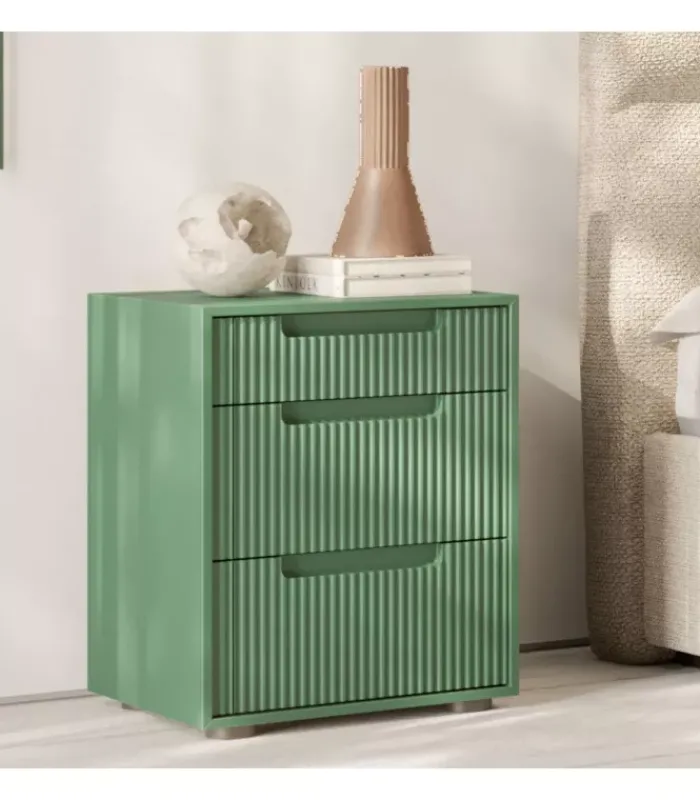 Best SANTA LUCIA Comodino Quadro Grecato con 3 cassetti larghi |