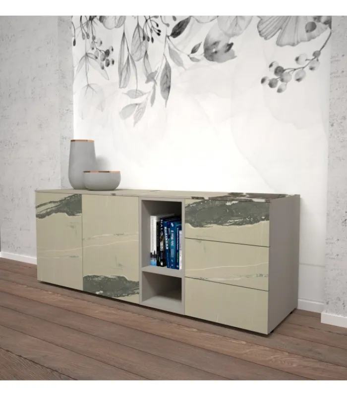 Best SANTA LUCIA Composizione Madia effetto Marmo 02 |