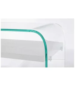 Sale CONTEMPORARY STYLE CONSOLLE 2P LINE WOOD BIANCO 110X35