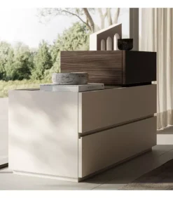 Sale SANTA LUCIA D farte Giada cassettiera sfalsata 2 cassetti L.122,4  cm + L.61,2  cm  |