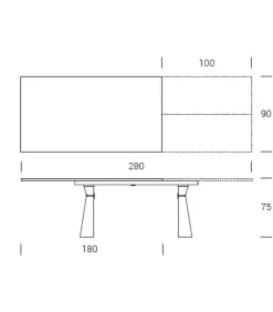 Hot ALTACOM Delta 180-200 allungabile |