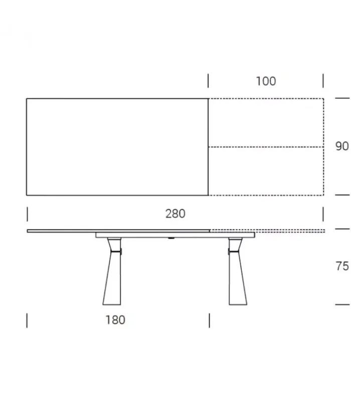 Hot ALTACOM Delta 180-200 allungabile |