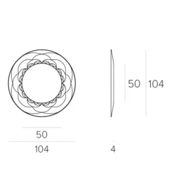 Hot TARGET POINT FLOWER specchiera|