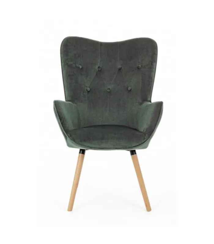 Outlet CONTEMPORARY STYLE JULIET VELVET VERDE BOSCO