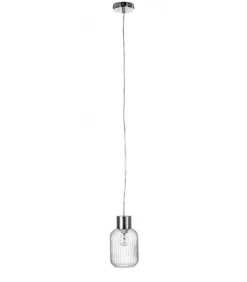 Discount CONTEMPORARY STYLE LAMPADARIO 1LUCE SHOWY TRASP-ARGENTO