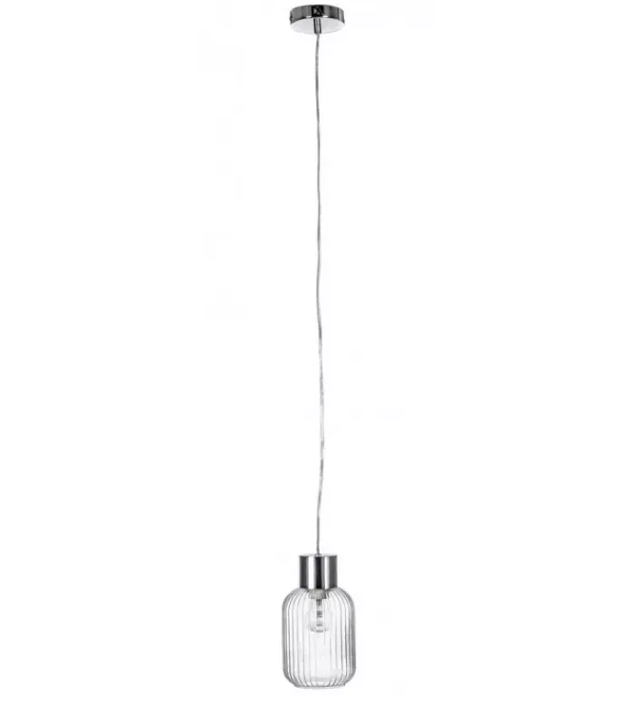 Discount CONTEMPORARY STYLE LAMPADARIO 1LUCE SHOWY TRASP-ARGENTO