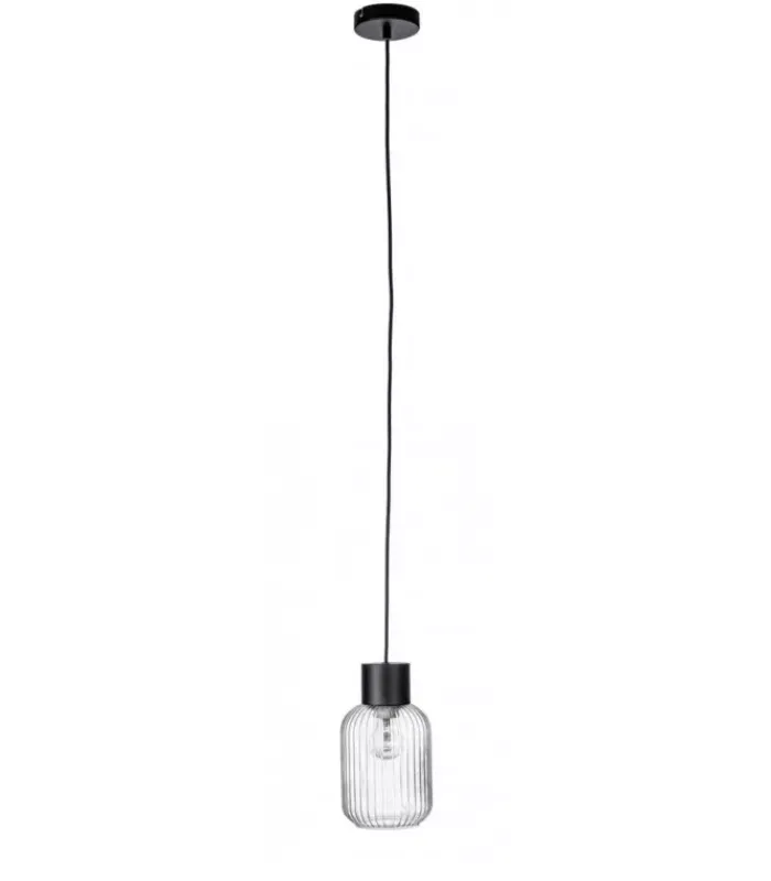 Discount CONTEMPORARY STYLE LAMPADARIO 1LUCE SHOWY TRASP-NERO