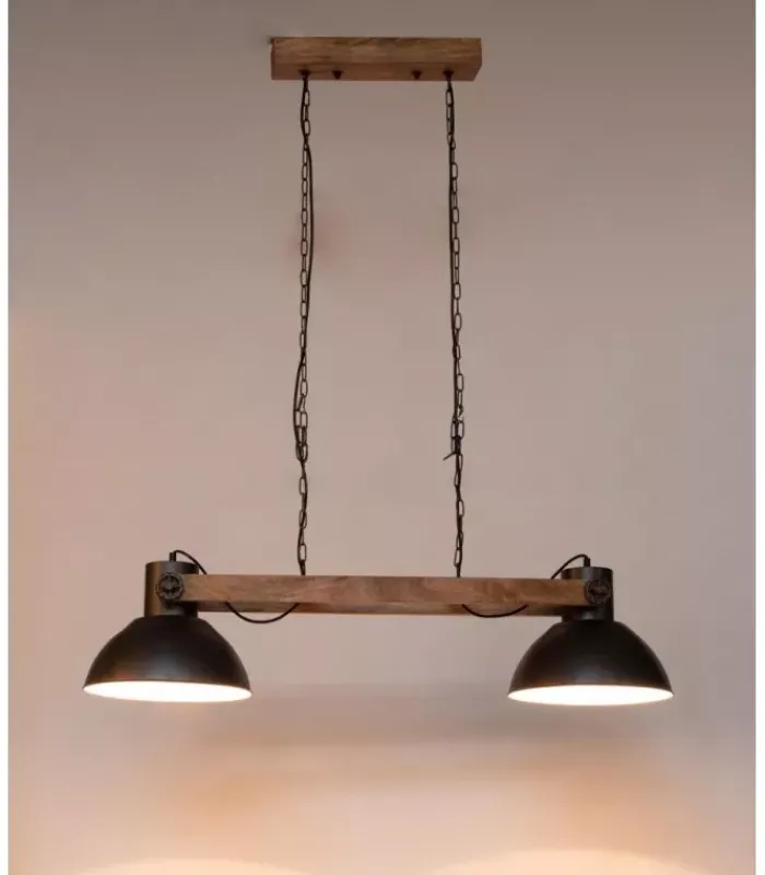 New CONTEMPORARY STYLE LAMPADARIO 2LUCI ODESSA ANTRACITE