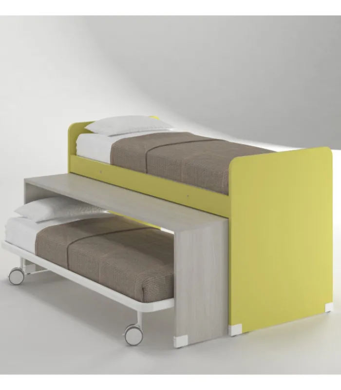 Best S. MARTINO MOBILI Letto Luna alto con letto e scrittoio estraibili |