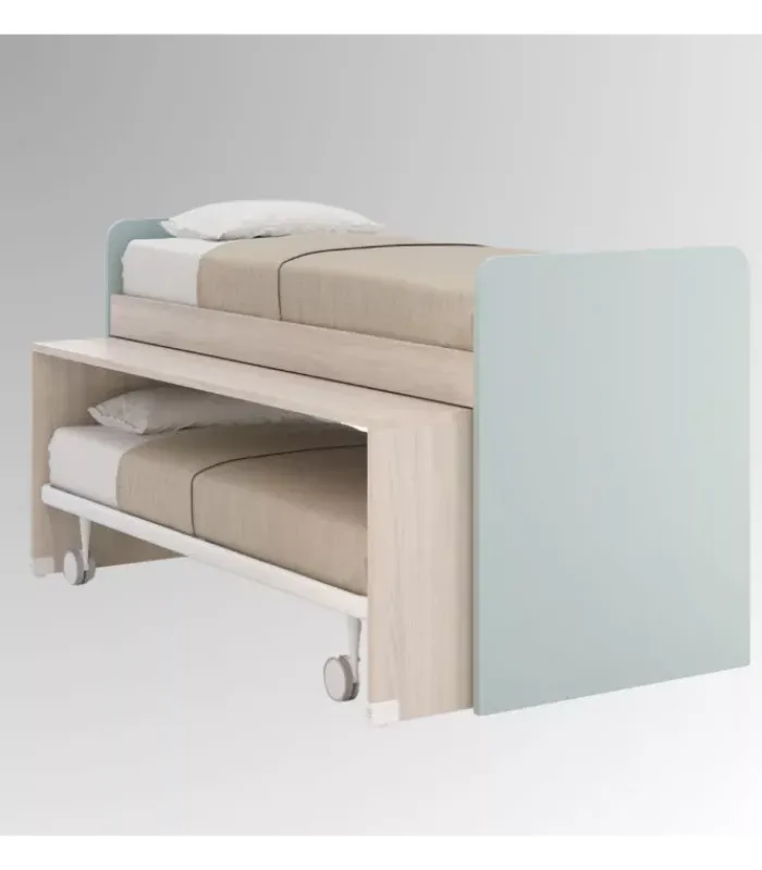 Best S. MARTINO MOBILI Letto Luna alto con letto e scrittoio estraibili |