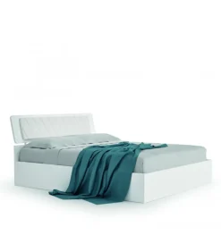 Outlet SANTA LUCIA Letto Vela con pannello imbottito con contenitore |