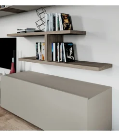 Hot SANTA LUCIA Libreria con basi porta TV L.324 cm |
