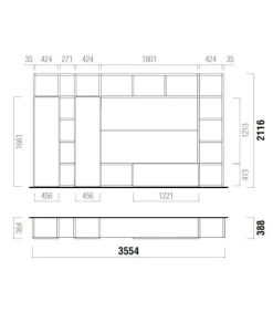 Hot SANTA LUCIA LIBRERIA  HND056|