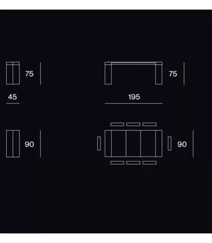 Discount I.TA.LI. MADRID CONSOLLE ALLUNGABILE |