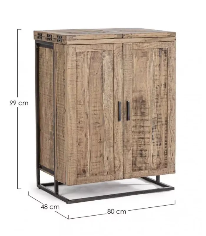 Fashion CONTEMPORARY STYLE MOBILE BAR 2A ELMER