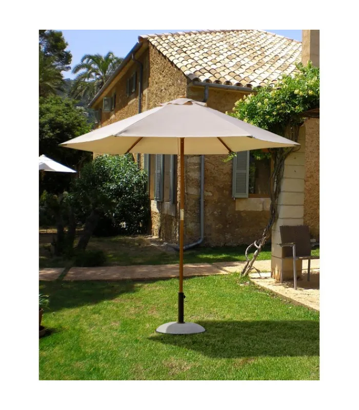 Sale CONTEMPORARY STYLE OMBRELLONE SYROS 2.5M NATURALE