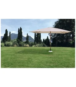 New CONTEMPORARY STYLE OMBRELLONE SYROS 2X3 NATURALE