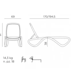 Online NARDI Omega lettino |