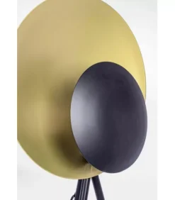 Best CONTEMPORARY STYLE PIANTANA DESIGN TREPPIEDE NERO-ORO H156