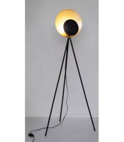 Best CONTEMPORARY STYLE PIANTANA DESIGN TREPPIEDE NERO-ORO H156