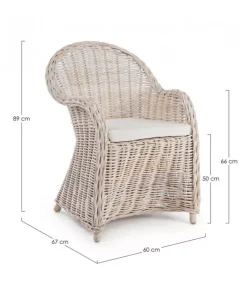 Fashion CONTEMPORARY STYLE POLTRONA C-C MARTIN NEW BIANCO