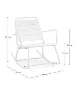 Outlet CONTEMPORARY STYLE POLTRONA DONDOLO LILLIAN BIANCA