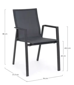 New CONTEMPORARY STYLE SEDIA C-BR KRION ANTR JX55