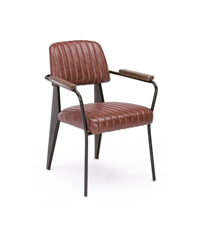 Best CONTEMPORARY STYLE SEDIA C-BR NELLY ARANCIO SCURO VINTAGE