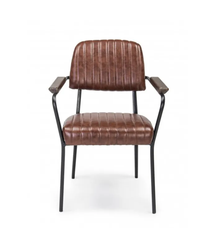 Best CONTEMPORARY STYLE SEDIA C-BR NELLY ARANCIO SCURO VINTAGE