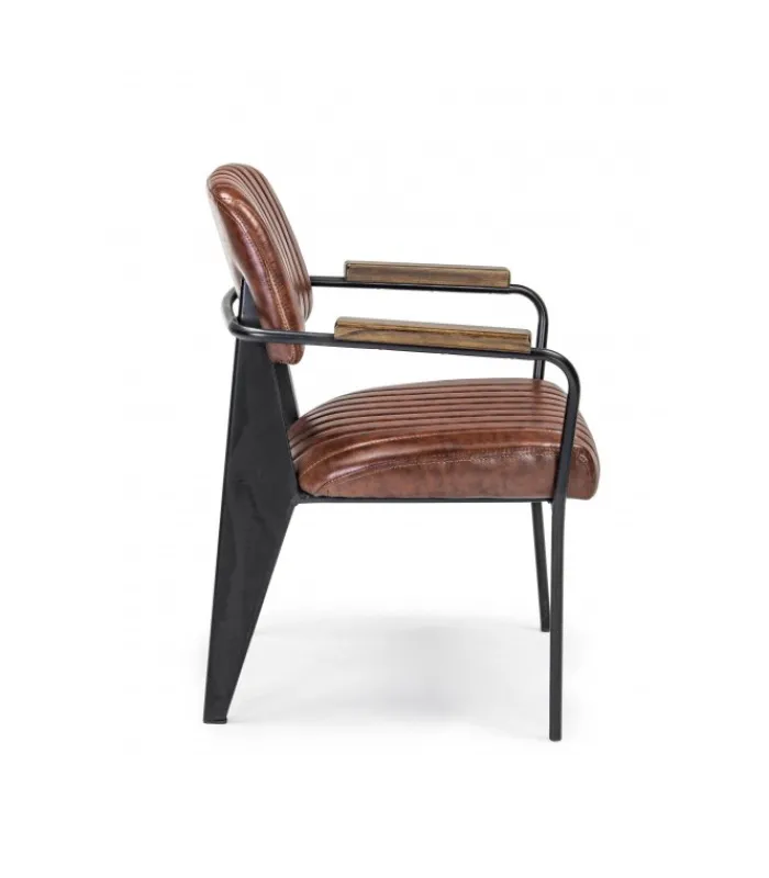 Best CONTEMPORARY STYLE SEDIA C-BR NELLY ARANCIO SCURO VINTAGE