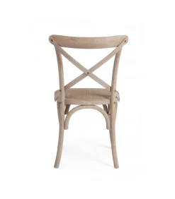 Clearance CONTEMPORARY STYLE SEDIA CROSS GRIGIO NATURALE