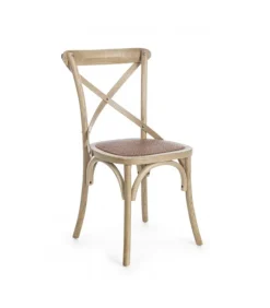 Online CONTEMPORARY STYLE SEDIA CROSS MARRONE NATURALE