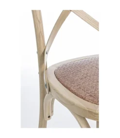 Online CONTEMPORARY STYLE SEDIA CROSS MARRONE NATURALE