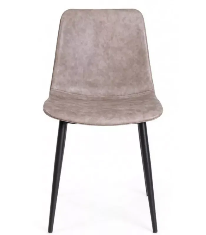 Clearance CONTEMPORARY STYLE SEDIA KYRA NERO PU BEIGE VINTAGE