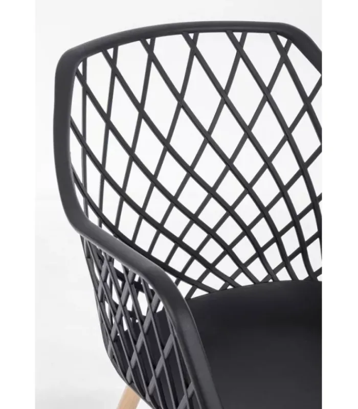 New CONTEMPORARY STYLE SEDIA OPTIK NERO