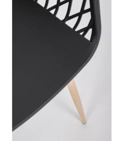 New CONTEMPORARY STYLE SEDIA OPTIK NERO