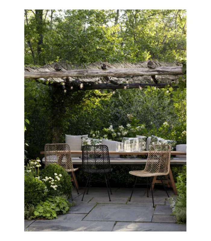 New CONTEMPORARY STYLE SET 2 LORENA NATURALE