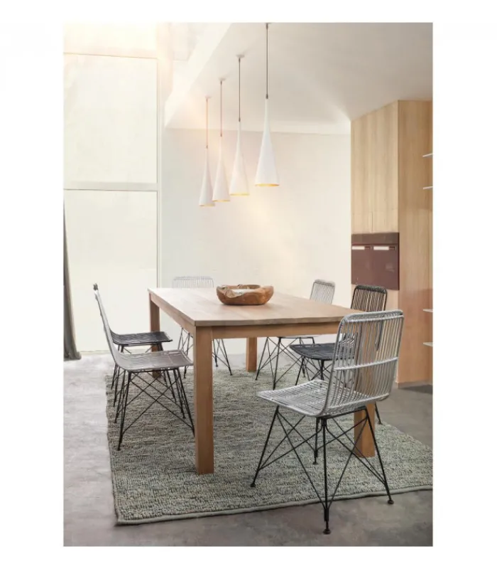 Best CONTEMPORARY STYLE SET 4 LUCILA KUBU BIANCO