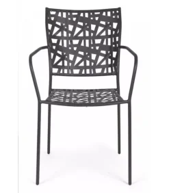 New CONTEMPORARY STYLE SET 4 SEDIA C-BR KELSIE ANTRACITE